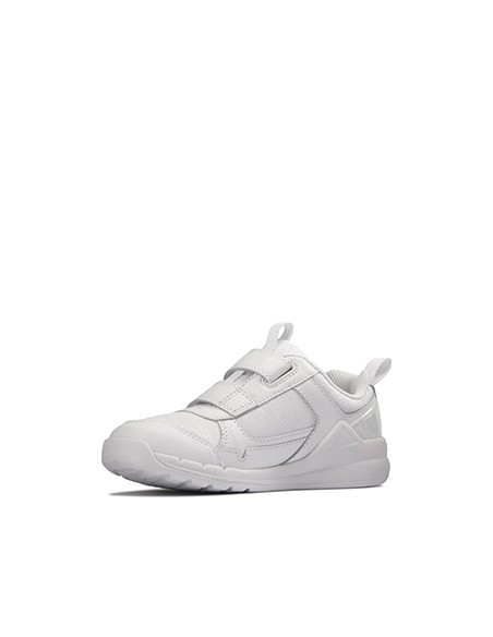 CLARKS SHOES KIDS BOY WHITE