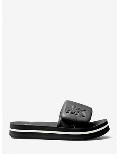 Sandalias de piel sintética con...