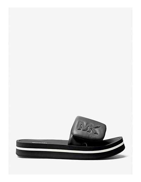 Sandalias de piel sintética con plataforma