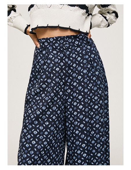 PANTALON ANCHO ESTAMPADO