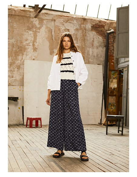 PANTALON ANCHO ESTAMPADO