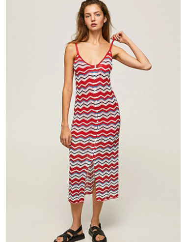 FRIDA ZIG-ZAG KNIT DRESS
