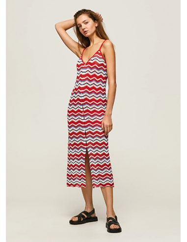 FRIDA ZIG-ZAG KNIT DRESS