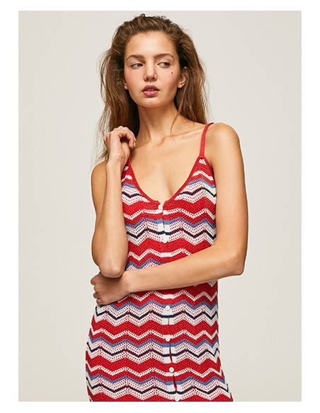 FRIDA ZIG-ZAG KNIT DRESS
