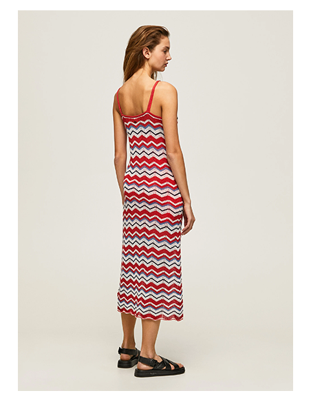FRIDA ZIG-ZAG KNIT DRESS