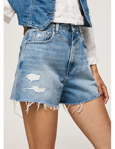 BALLOON FIT DENIM SHORTS