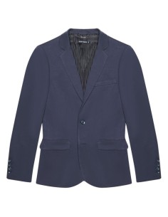SOFT TOUCH NYLON JACKET WITH CONCEALED HOOD