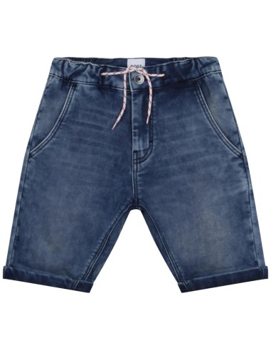 Double Stone Denim Shorts