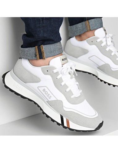 Trainers in mix of materials with...