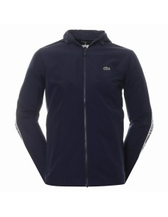 Chaqueta de chándal con rayas y logo de Lacoste