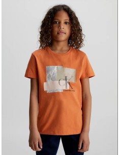 Camiseta Boxy Con Logo