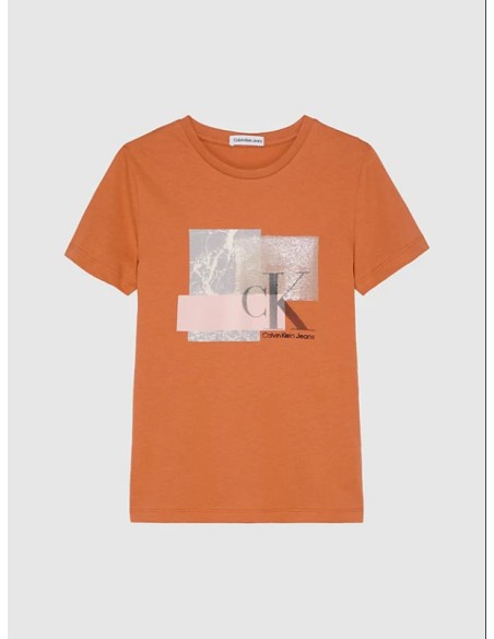 Camiseta Boxy Con Logo